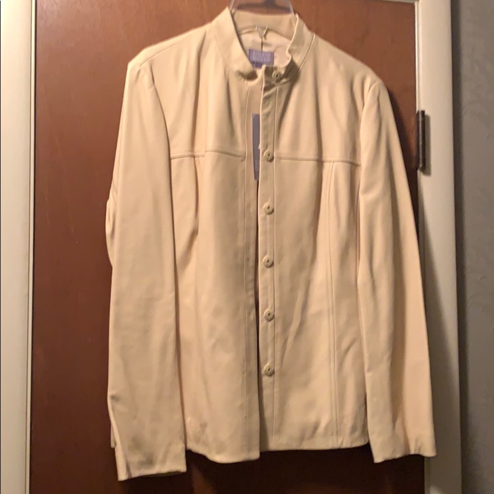 Leather jacket NWT
